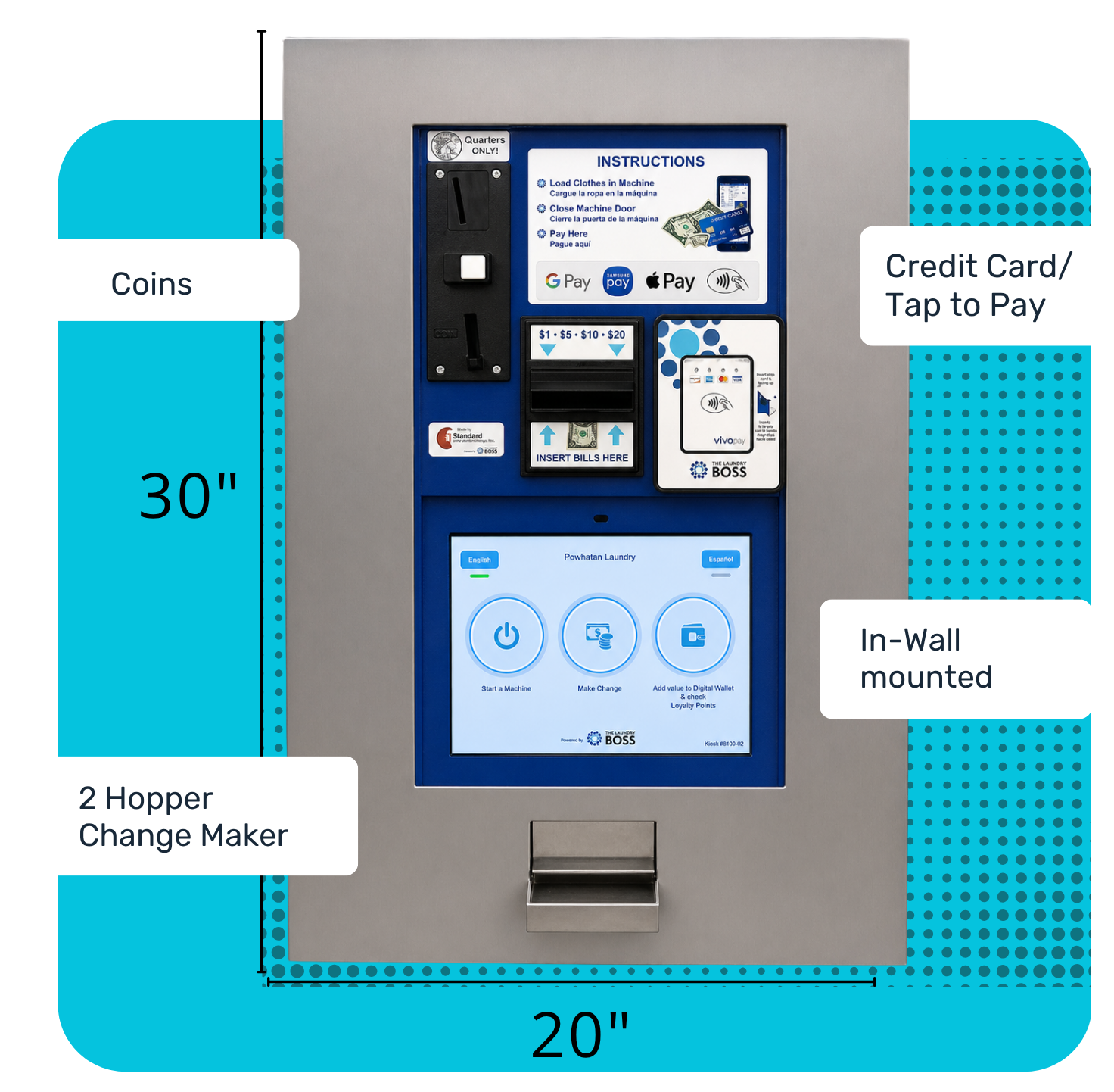 Rear Load Kiosk